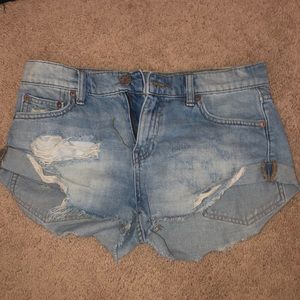 BDG distressed jean shorts